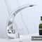 Modern Waterfall Bathroom Faucet Black Gold Single Handle Basin Mixer Tap