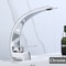 Modern Waterfall Bathroom Faucet Black Gold Single Handle Basin Mixer Tap