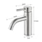 Matte Black Bathroom Faucet for Vessel Sink Solid Brass Hot Cold Mixer Tap Tall or Short