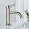 Matte Black Bathroom Faucet for Vessel Sink Solid Brass Hot Cold Mixer Tap Tall or Short