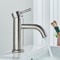 Matte Black Bathroom Faucet for Vessel Sink Solid Brass Hot Cold Mixer Tap Tall or Short