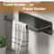 Self Adhesive Paper Towel Holder Wall Mount No Drill Kitchen & Bathroom Storage Rack