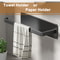 Self Adhesive Paper Towel Holder Wall Mount No Drill Kitchen & Bathroom Storage Rack