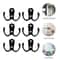 Wall Mounted Coat Hooks Set Of Heavy Duty Towel Hanger Hooks For Organized Home Storage 1