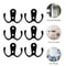 Wall Mounted Coat Hooks Set Of Heavy Duty Towel Hanger Hooks For Organized Home Storage 1