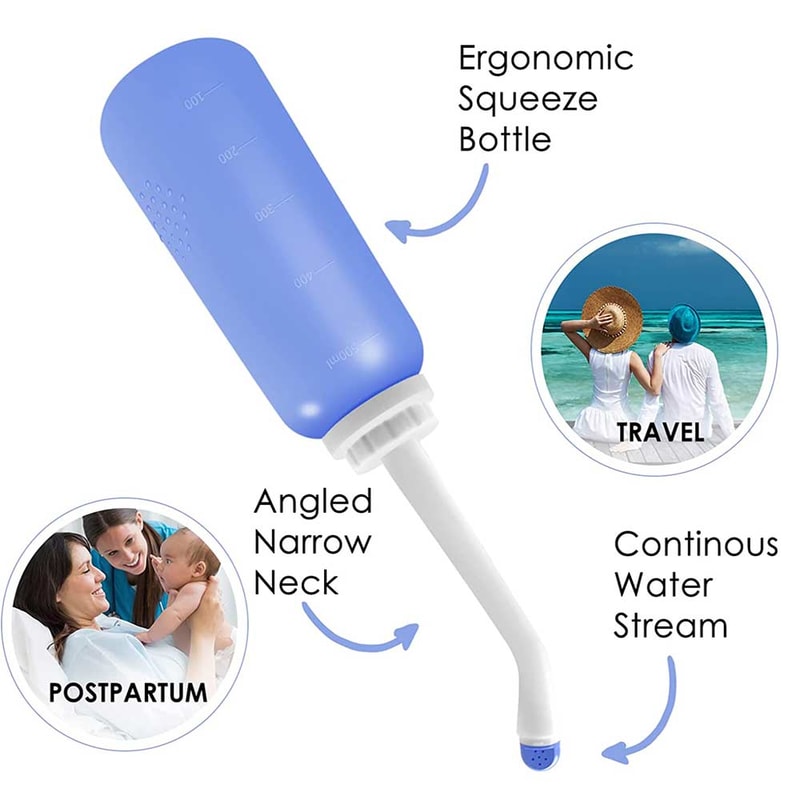 Portable Bidet Travel Bidet Bottle for Postpartum Care and Personal Hygiene