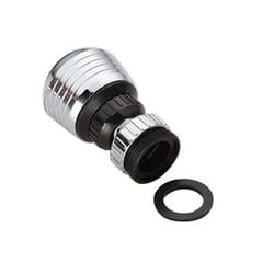 swivel faucet extender with water saving nozzle and filter aerator