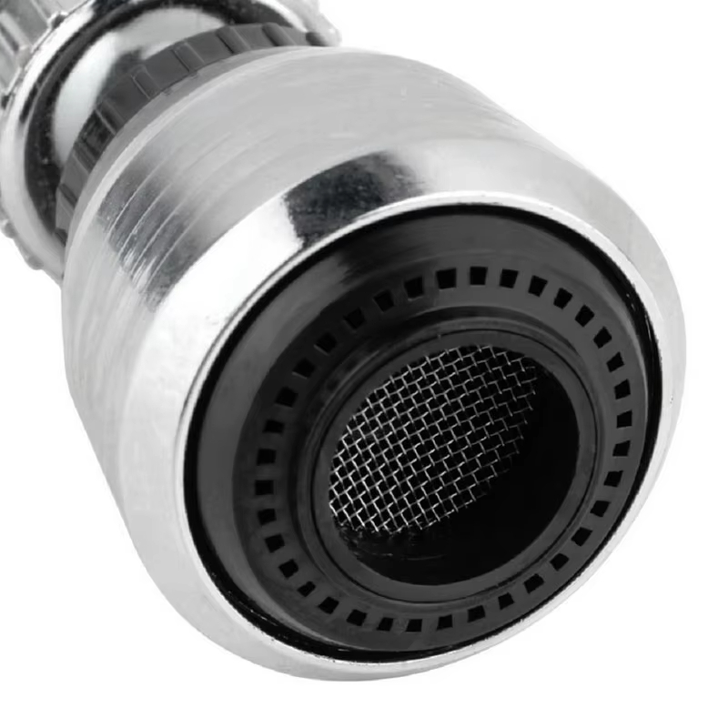 Swivel Faucet Extender with Water Saving Nozzle and Filter Aerator