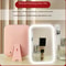 LED Touch Screen Makeup Mirror with Lights Rechargeable Folding Vanity Mirror Color Modes