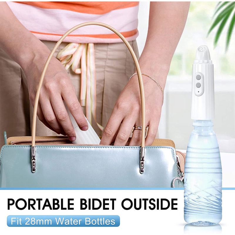 High Pressure Portable Bidet Bottle USB Rechargeable Travel Hygiene Sprayer