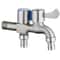 Dual Control Stainless Steel Faucet Splitter for Bidet and Sink Use