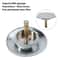 Universal Bathtub Drain Stopper Pop Up Sink Plug Leakproof Silver