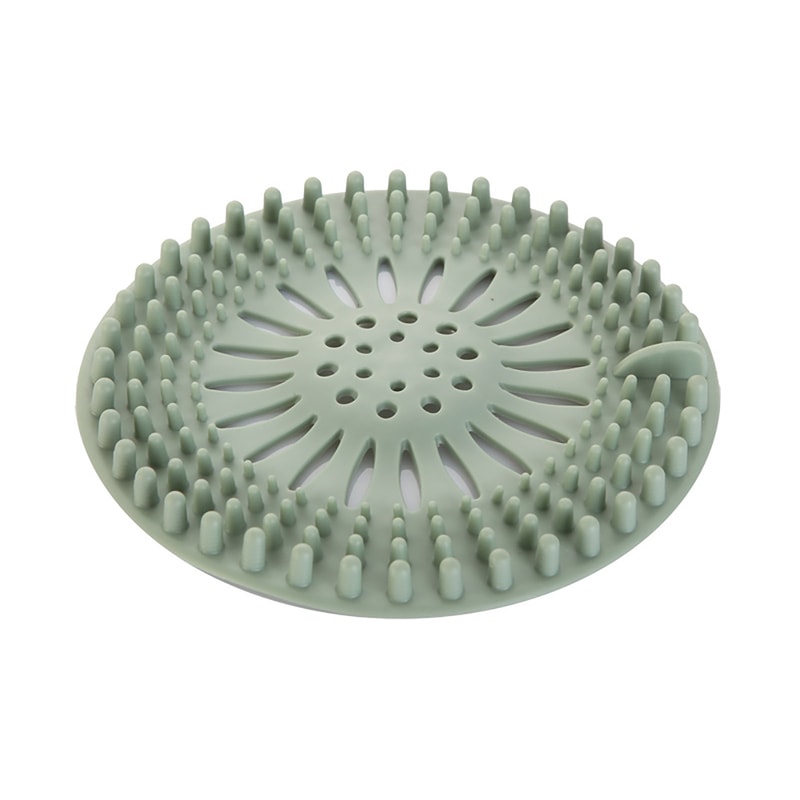 Silicone Hair Drain Catcher With Suction Shower Drain Cover For Sink And Bathtub 2
