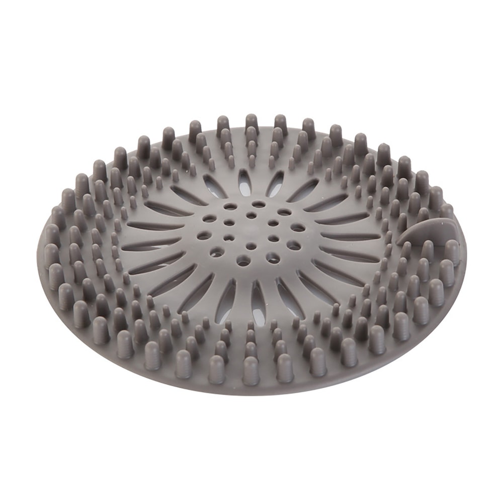 Silicone Hair Drain Catcher With Suction Shower Drain Cover For Sink And Bathtub 5
