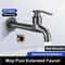 Wall Mounted Copper Laundry Faucet Quick Open Utility Tap For Washing Machine And Balcony Use 2