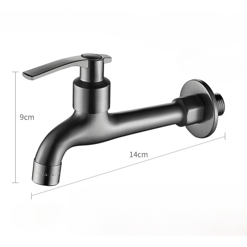 Wall Mounted Copper Laundry Faucet Quick Open Utility Tap For Washing Machine And Balcony Use 6