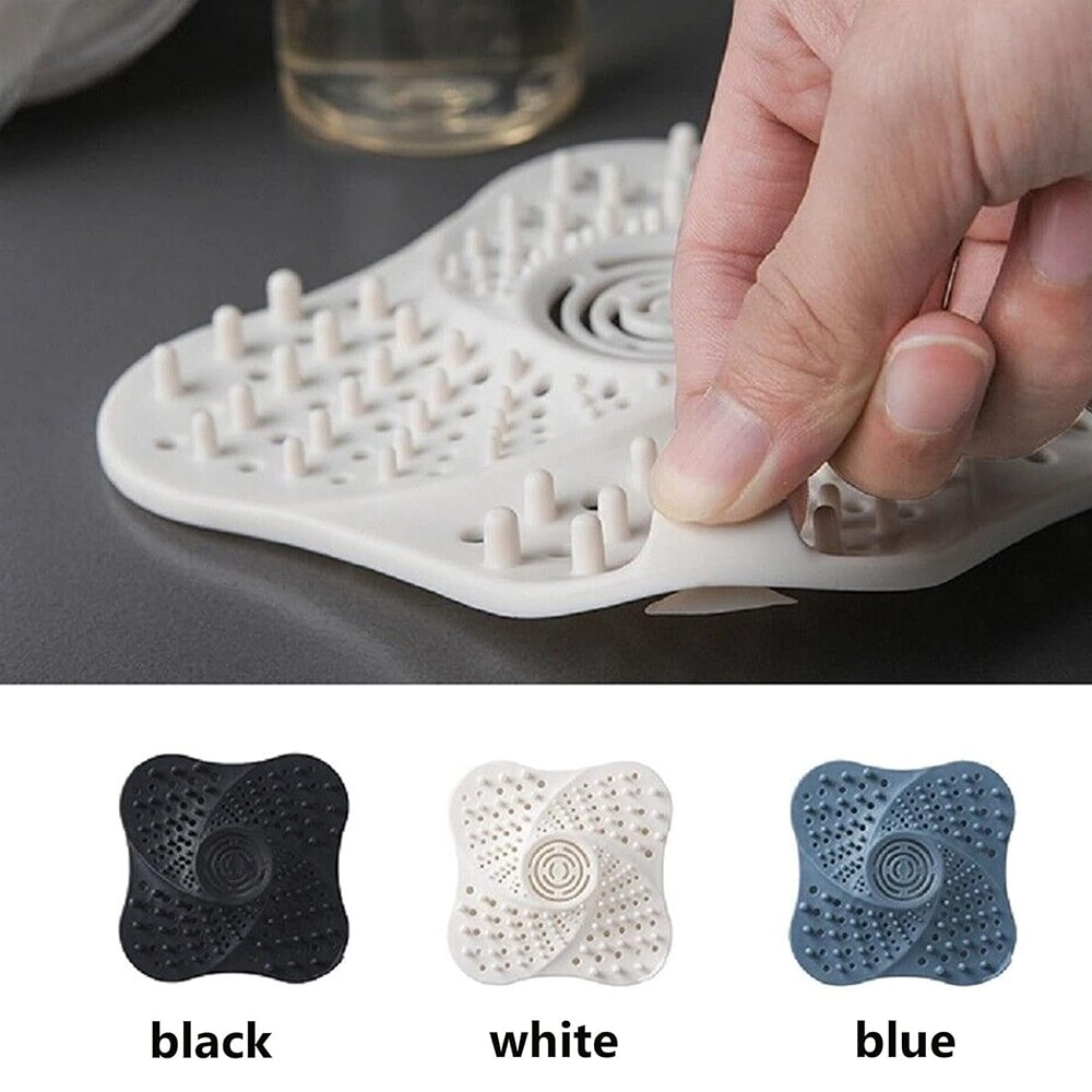 Anti Clog Hair Catcher Drain Filter for Shower and Sink Stopper Cover