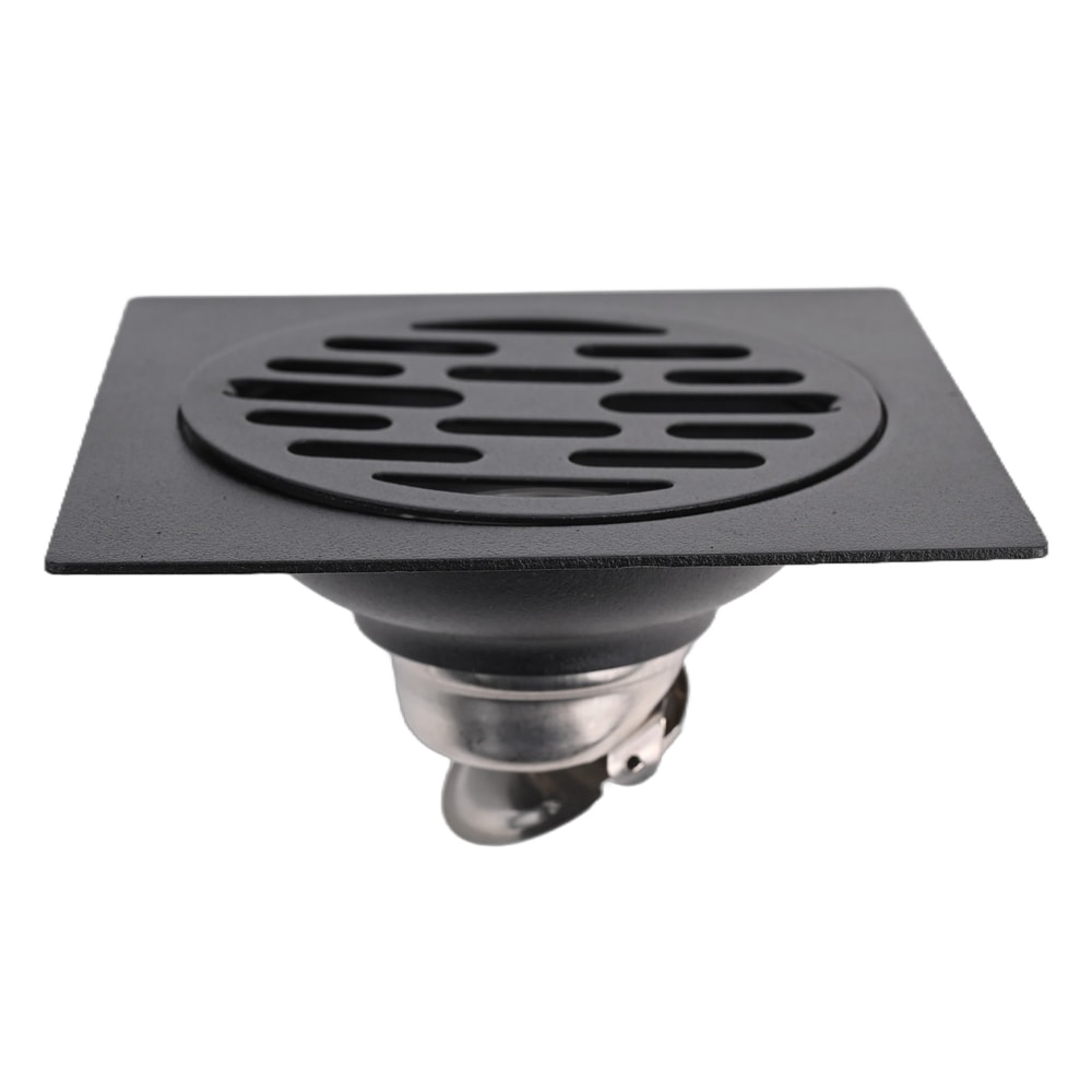 Stainless Steel Floor Drain Cover With Backflow Preventer And Anti Odor Insect Blocker 0