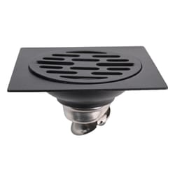 stainless steel floor drain cover with backflow preventer and anti odor insect blocker