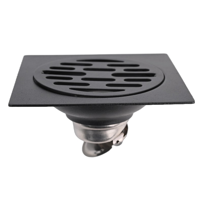 Stainless Steel Floor Drain Cover With Backflow Preventer And Anti Odor Insect Blocker 0