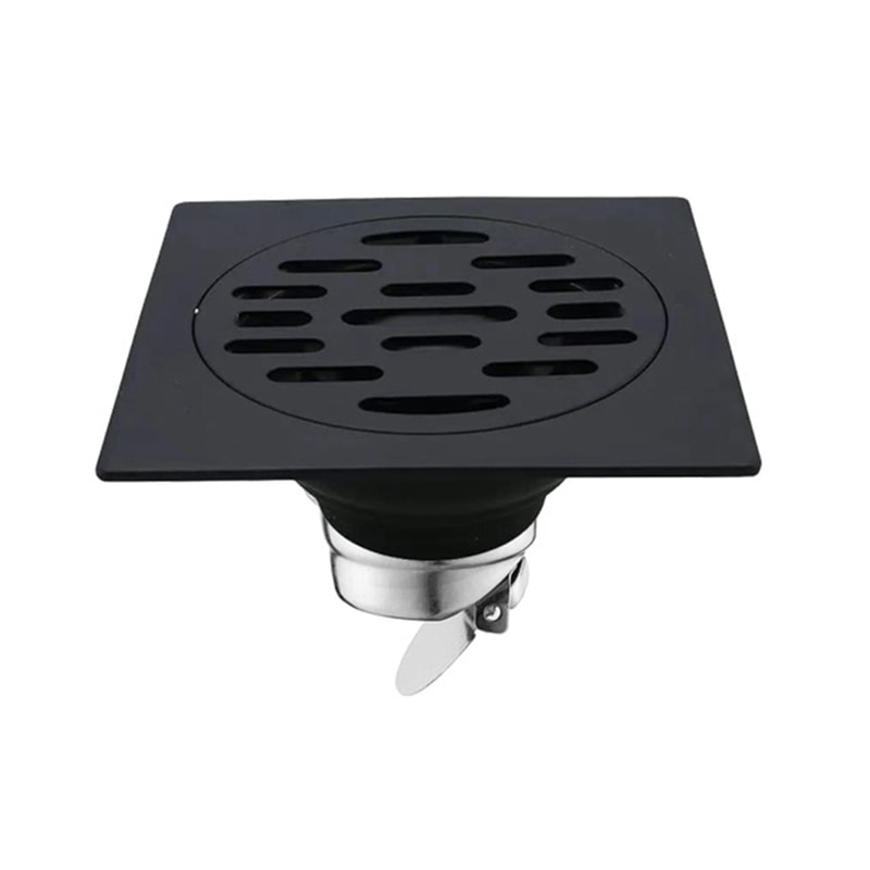 Stainless Steel Floor Drain Cover With Backflow Preventer And Anti Odor Insect Blocker 6