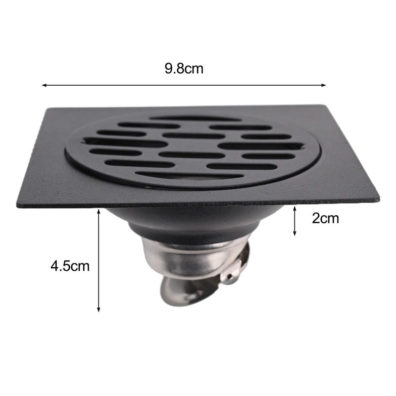 Stainless Steel Floor Drain Cover With Backflow Preventer And Anti Odor Insect Blocker 5