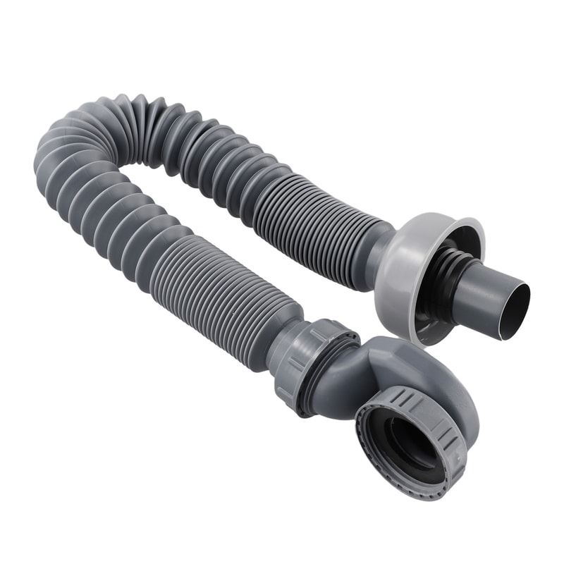 Bathtub Drain Pipe with Anti Odor Seal Flat Tub Connector for Efficient Bathroom Drainage