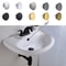 Premium Brass Sink Overflow Cover Bathroom Hole Cap Decorative Trim Finish 0