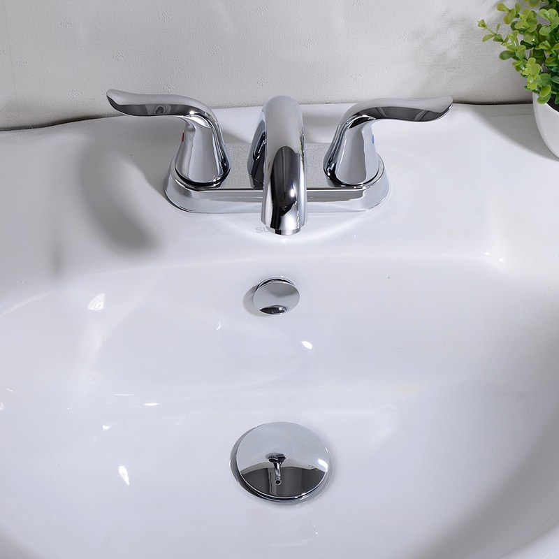 Premium Brass Sink Overflow Cover Bathroom Hole Cap Decorative Trim Finish 2