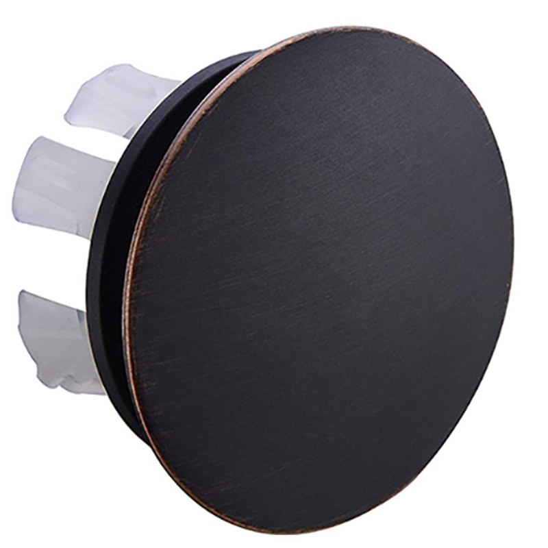 Premium Brass Sink Overflow Cover Bathroom Hole Cap Decorative Trim Finish 5