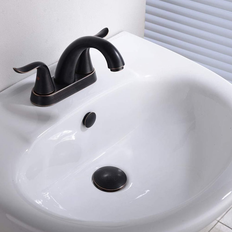 Premium Brass Sink Overflow Cover Bathroom Hole Cap Decorative Trim Finish 4