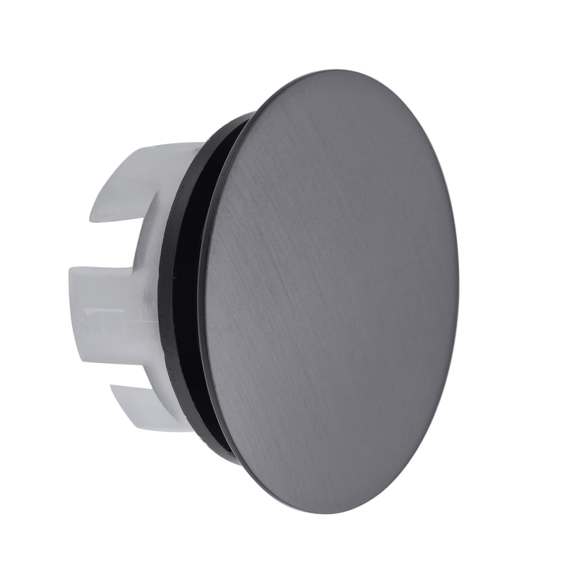 Premium Brass Sink Overflow Cover Bathroom Hole Cap Decorative Trim Finish