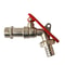 Lockable Outdoor Faucet Garden Bibcock Valve for Secure Water Tank Connector and Irrigation Use