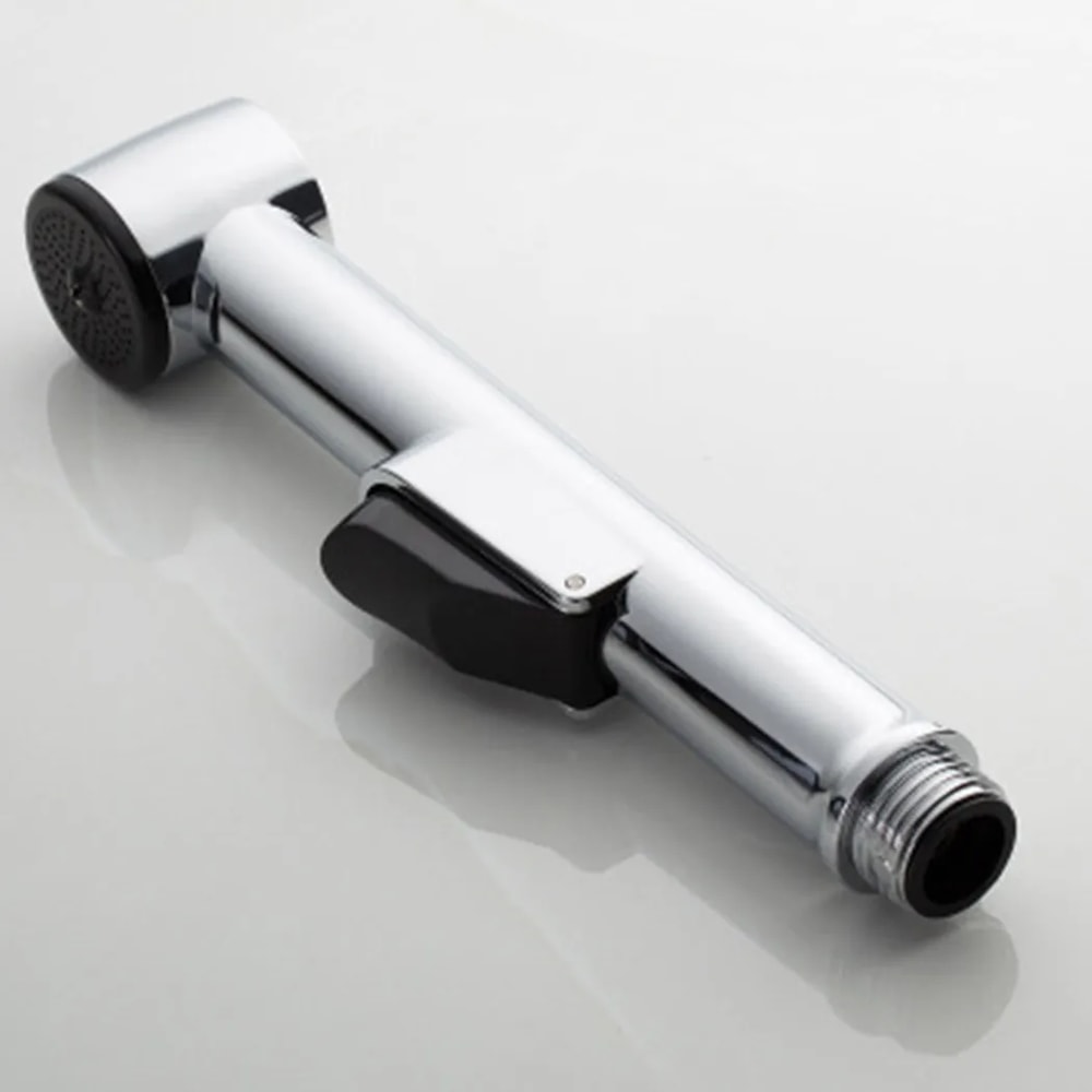 Adjustable Handheld Bidet Sprayer Set with Hose & Wall Mount for Hygienic Bathroom Cleaning