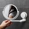 Rotating Suction Cup Vanity Mirror Wall Mounted Folding Makeup Shaving Mirror