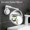 Rotating Suction Cup Vanity Mirror Wall Mounted Folding Makeup Shaving Mirror