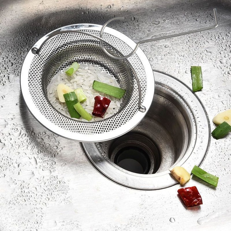 Stainless Steel Drain Key Hook Set for Shower and Kitchen Cleaning