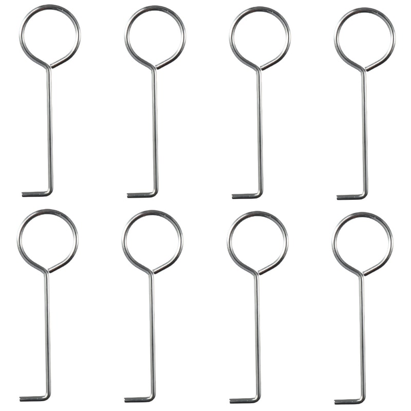 Stainless Steel Drain Key Hook Set for Shower and Kitchen Cleaning