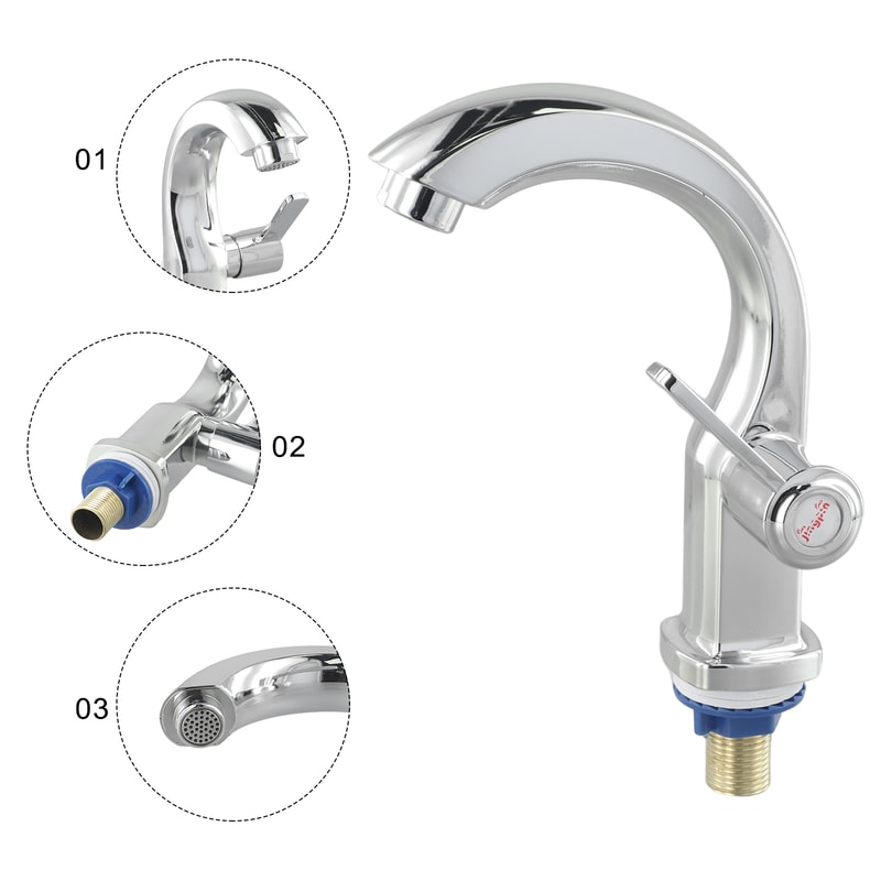 PureFlow ABS Filtered Water Faucet Single Cold Deck Mounted Basin Tap