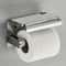 Stainless Steel Toilet Paper Holder With Shelf Wall Mount Bathroom Organizer Rack 1