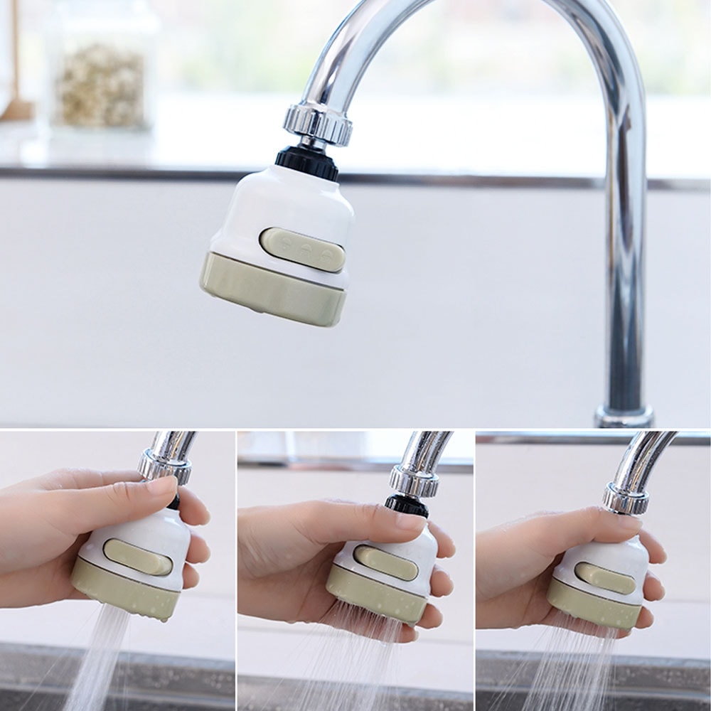 Swivel kitchen faucet aerator with Mode Spray & Water Saving Filter Nozzle