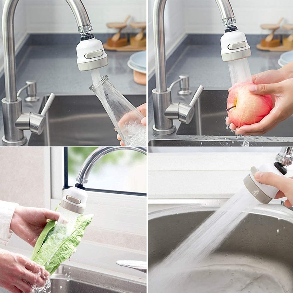 Swivel kitchen faucet aerator with Mode Spray & Water Saving Filter Nozzle