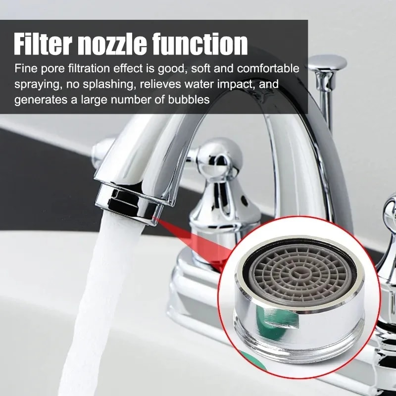 Universal Faucet Aerator Water Saving Tap Nozzle Kitchen Faucet Filter