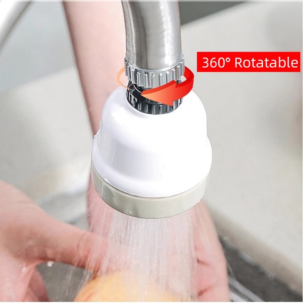 Flexible Faucet Aerator With Spray Modes Rotatable Faucet Aerator For Kitchen Sink 3