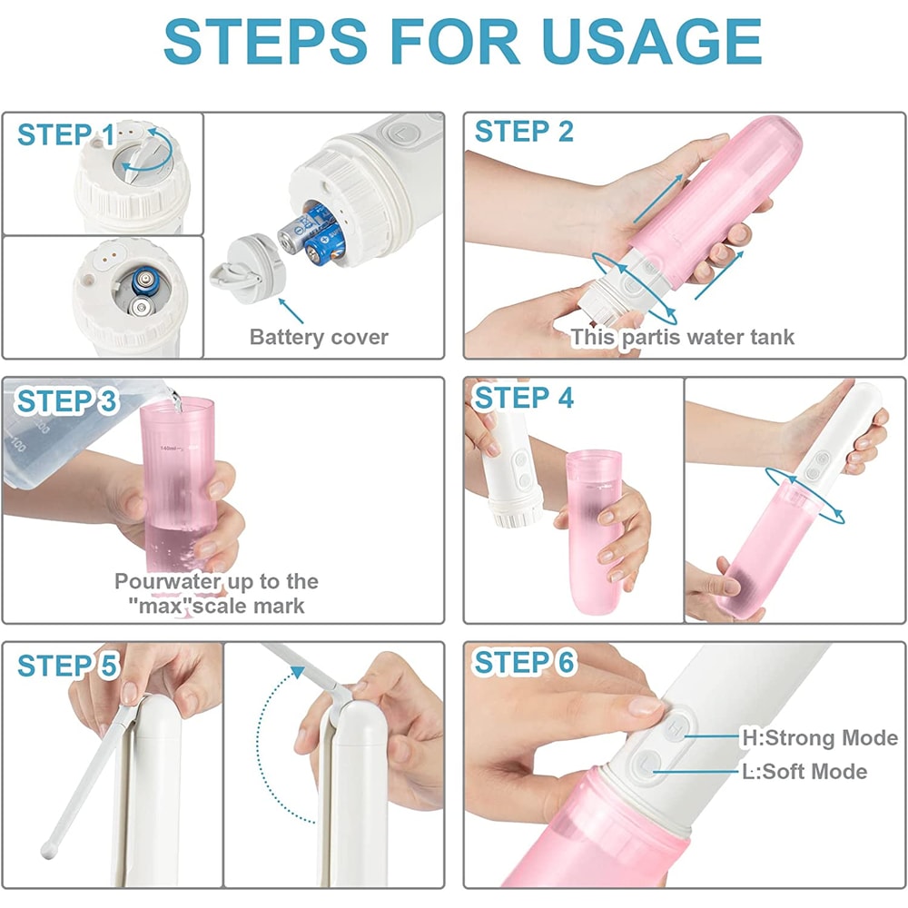 Portable Travel Bidet Electric Personal Hygiene Sprayer for Postpartum Care & Gentle Cleaning