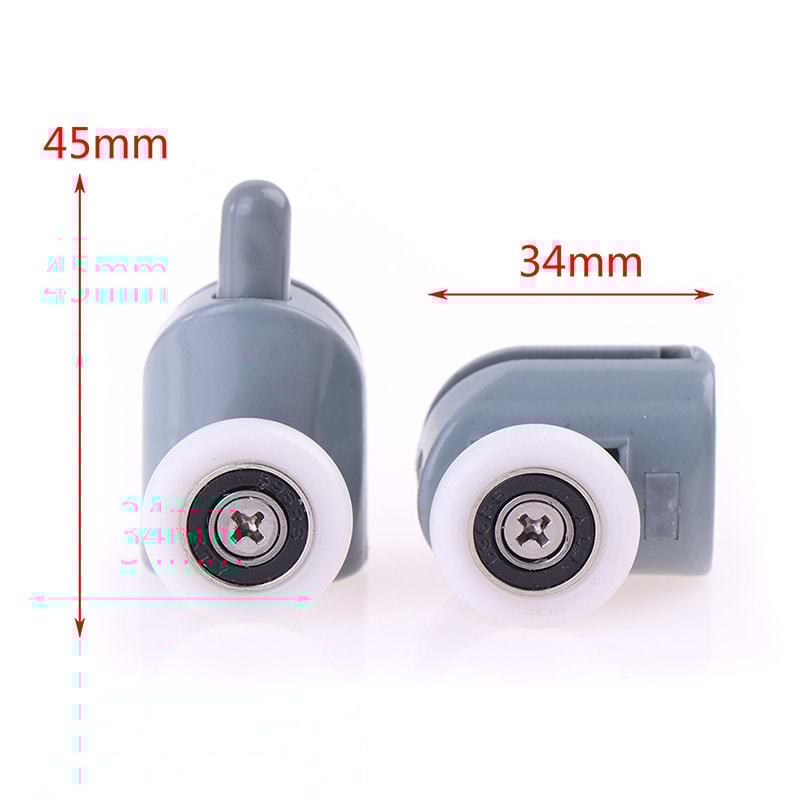 Shower Door Roller Wheels Replacement Smooth Sliding Glass Door Pulley Set