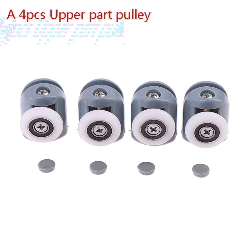 Shower Door Roller Wheels Replacement Smooth Sliding Glass Door Pulley Set