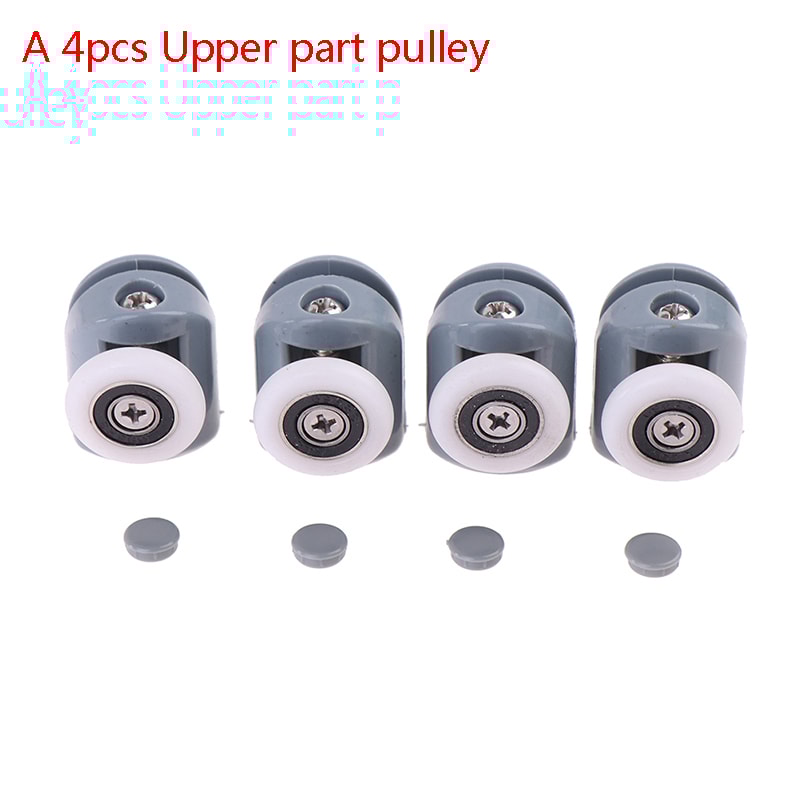 Shower Door Roller Wheels Replacement Smooth Sliding Glass Door Pulley Set
