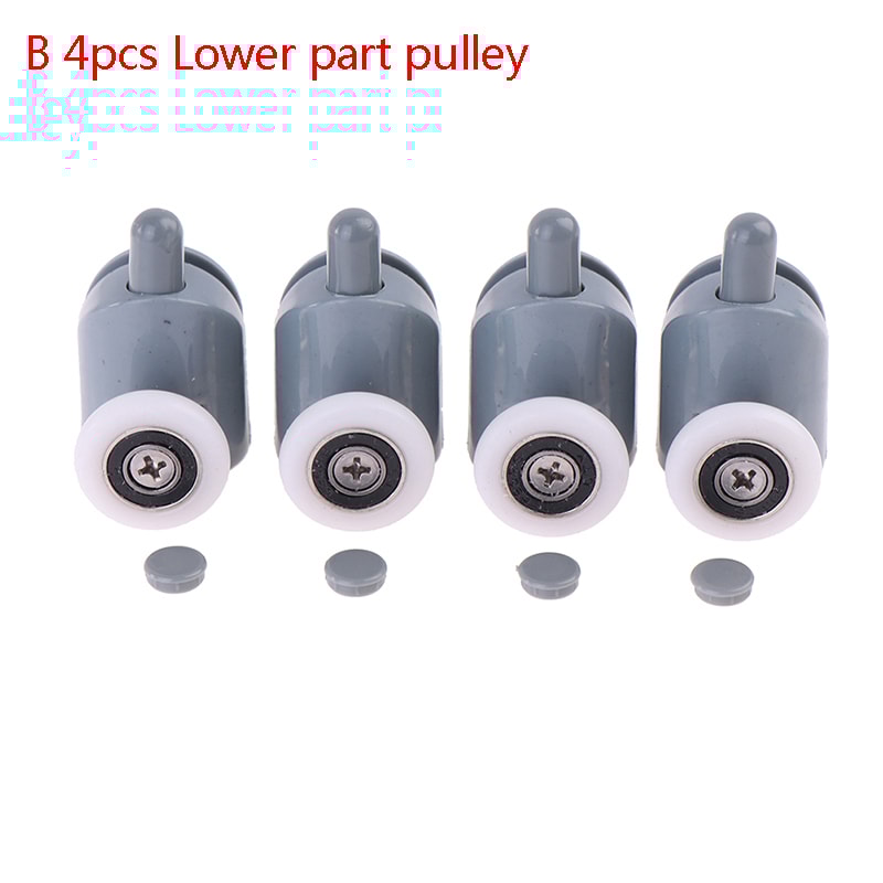 Shower Door Roller Wheels Replacement Smooth Sliding Glass Door Pulley Set