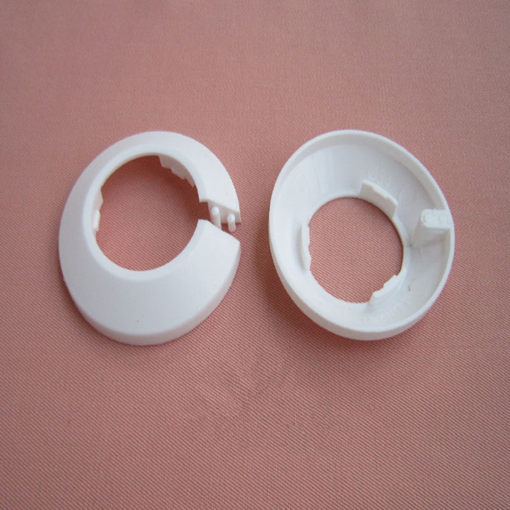 Pipe Cover Collars Snap On Plate for Faucet Radiator and Shower Valve Trim